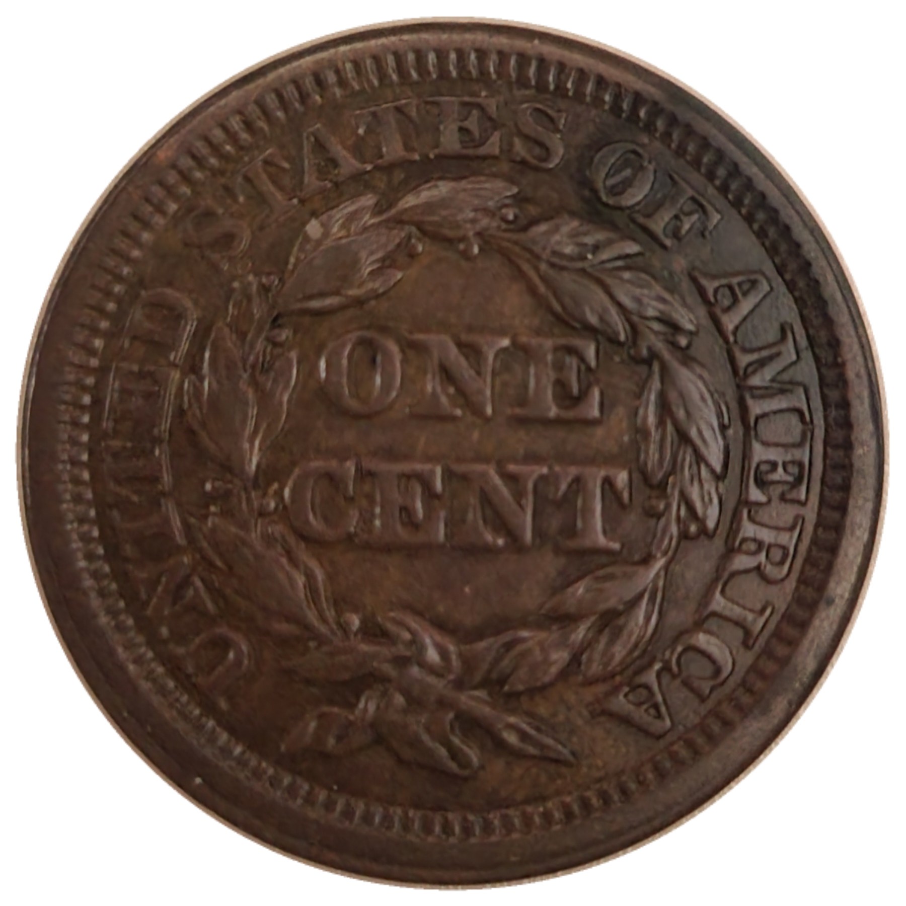 1845-1c-Braided-Hair-Large-Cent-#2